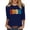 Blue, variant on Vintage T Shirts For Women Crew Neck 3/4 Sleeve Print Pullover Tops Casual Stylish Comfy 1996 Graphic Tees (XL, Pink)