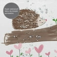 thumbnail image 5 of YFYANG Waterproof Bathroom Shower Curtain, Hedgehog Flower Doodle Shower Curtain Set with Hooks, Home Bathroom Tub Decor - 72 "x72", Plastic Hooks, 5 of 6
