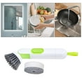 thumbnail image 6 of Dishwashing Brush with Handle, Scratch-Free dishwashing Brush, Plate Brush, soap Dispenser, Kitchen Tableware, Pot, Sink Cleaning Set, 1 Set, 8.82x2.56", 6 of 8