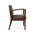 thumbnail image 2 of Pemberly Row Reception Waiting Oversize Guest Chair/Walnut Wood/Brown, 2 of 5