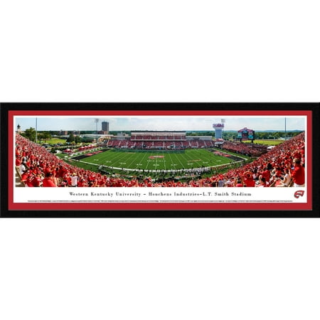 Kentucky Yard - Western Kentucky Football - 50 Yard Line - Blakeway Panoramas College Print with Select Frame and Single Mat