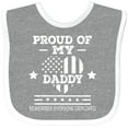 thumbnail image 3 of Inktastic Military Daddy Red Friday Deployed Boys or Girls Baby Bib, 3 of 4