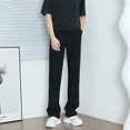 thumbnail image 4 of Pantalones de hombre con boca acampanada y elásticos, de talla grande, clásicos, de verano 2024, de alta calidad, para hombre chino, 4 of 5