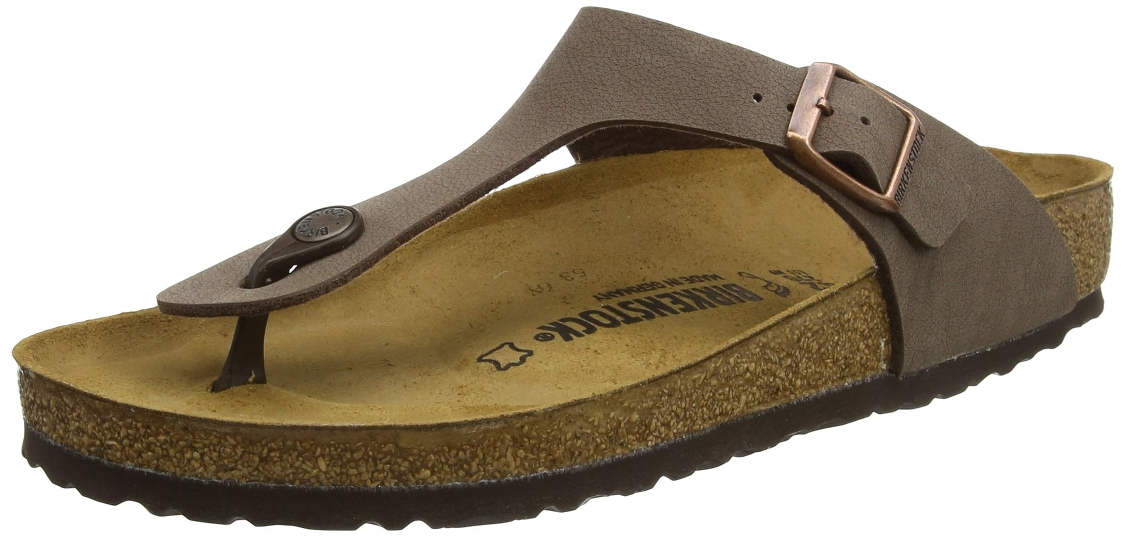 Birkenstock Gizeh Birkibuc Mocha Sandals (39 M - Walmart.com