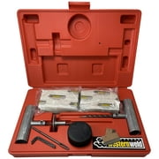 Sherco-Auto 66 Piece Professional Heavy Duty Flat Tire Repair Kit Plug Probe & Needle Tool for Car Truck Motorcycle ATV - USA