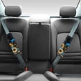 thumbnail image 2 of Chririnla Car Seat Belt Pads Magic Tape Seat Belt Shoulder Pad Polyester Soft, Suitable for SUV Truck, Butterfly Sunflowers Pattern, 2 of 8