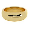 thumbnail image 3 of 8 mm 14K Gold Wedding Band Plain Low Dome Style Ring, 3 of 3