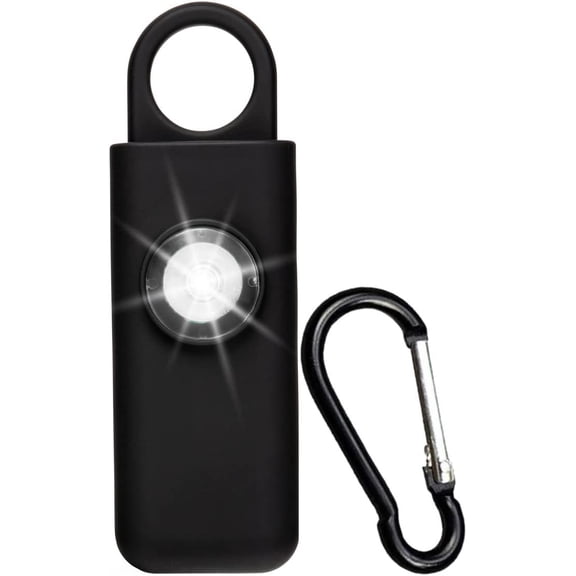 The Original Self Defense Siren Safety Alarm for Women, Men, Children, Teens, & Elderly w/SOS LED Light & Carabiner. Self Defense Siren Keychain by Spartan Defense. 1 Unit