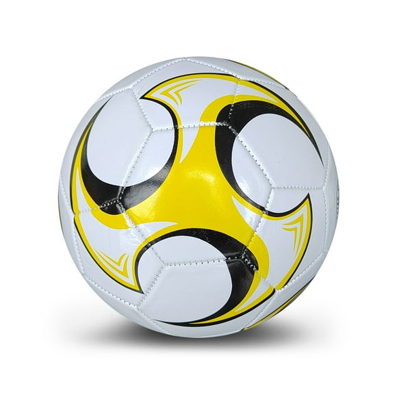 Soccer de Collège Adultes Enfants Équipe Compétition Ballon Portable Accessoires Athlétiques Anti-Pression Ballons de Soccer Taille 5 Club Entraînement Pratique Extérieure Sports Jaune