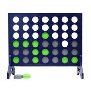 Tailgating Pros Premium Giant Four in a Row with Carrying Case - Jumbo Oversized Outdoor Yard Game - Connect Multiple Pucks in a Row to Win - Many Puck Colors Available!
