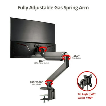 SIIG CEMT2Z11S1 Single Monitor Heavy-Duty Premium Gas Spring Desk Mount
