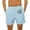 Light Blue, variant on WAVSUF Summer Drawstring Short Pants Mens Elasticity Shorts Fashionable Casual Black Size L