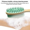 thumbnail image 5 of Washranp Silicone Back Scrubber,Long Handle Dual-Sided Shower Brush Wet or Dry Exfoliating Skin and Soft Bristles, 5 of 7