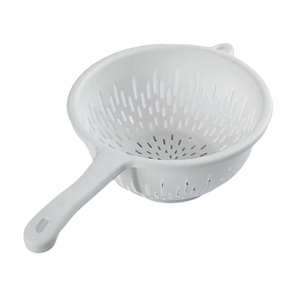 Colander With Handle For Washing Fruits And Vegetables Compact Strainers And Colanders For Food And Easy To Store For Home Use