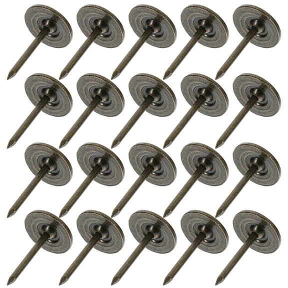 WHAMVOX 100pcs Iron Push Pin Hangers For Wall Flat Head Thumb Tacks For Wallpaper Wall Nails For Hanging Thumb Tacks For Cork Board