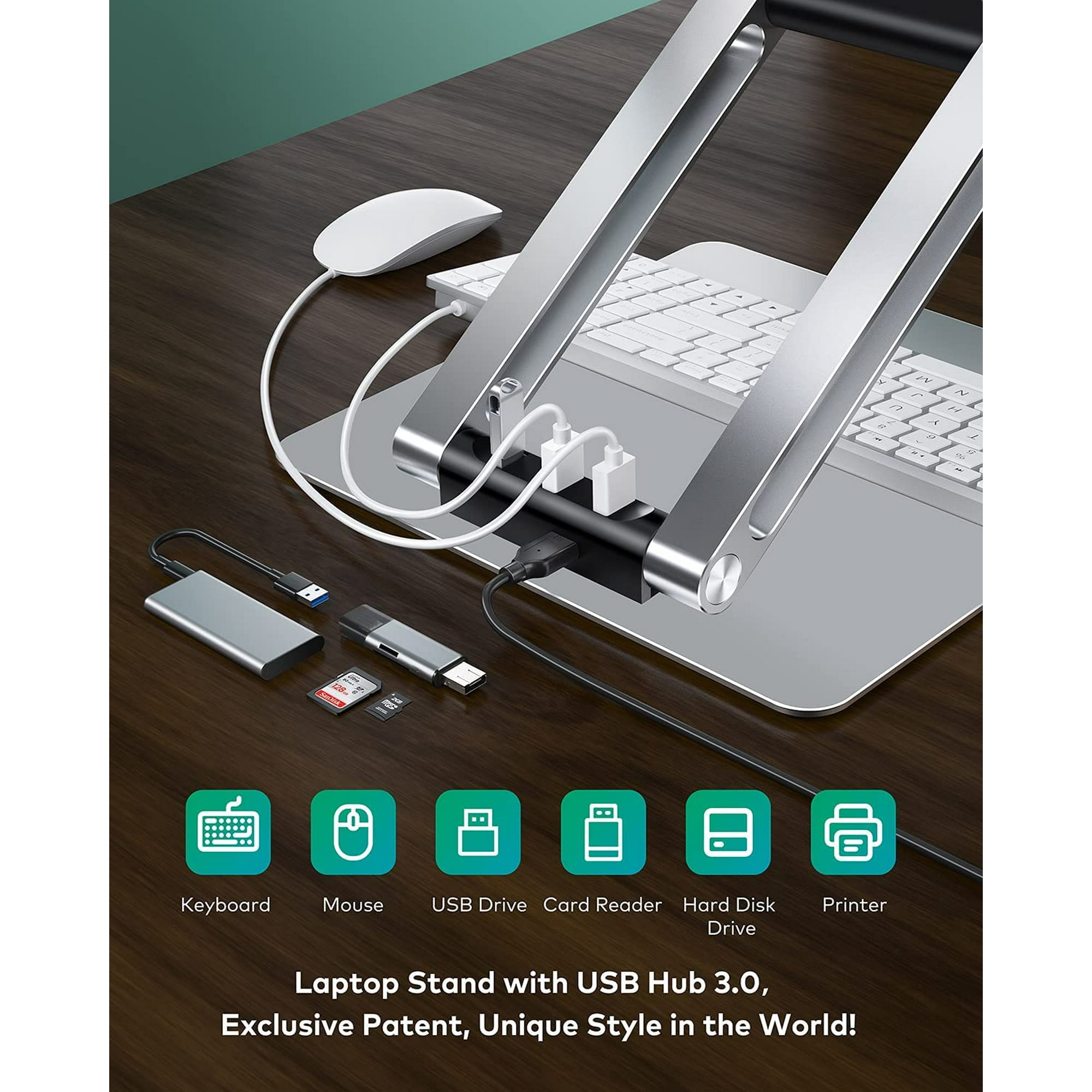 Laptop Stand with USB Ports