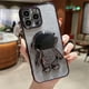thumbnail image 2 of Gradual Glittering Pink Phone Case With Cartoon Astronaut Holder For,iPhone14/14Plus/14Pro/14ProMax ,iPhone13/13Mini/13Pro/13ProMax ,iPhone12/12Mini/12Pro/12ProMax, ,iPhone11/11Pro/11Pro Max ,iPhoneX, 2 of 4