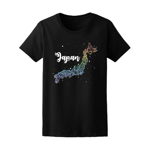 Constellation Map Of Japan Tee Men's -Image by Shutterstock