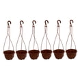 thumbnail image 5 of GOOHOCHY Red Plastic Hanging Planters 6Sets Ideal for Indoor and Outdoor Use in Home and Shopping Mart, 5 of 8