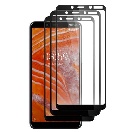 WIRESTER Tempered Glass 5D Full Curved Screen Protector for Nokia 3.1 Plus 2019 6