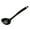 Black, variant on Chef Craft 11" Long Melamine Slotted Serving Spoon - White 3 Pack