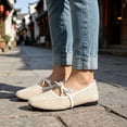 thumbnail image 6 of CHICVOMEY Mesh Ballet Flats for Women Breathable Ballet Flats with Buckle Fashion Fishnet Flats for Women Casual Work Flats, 6 of 9