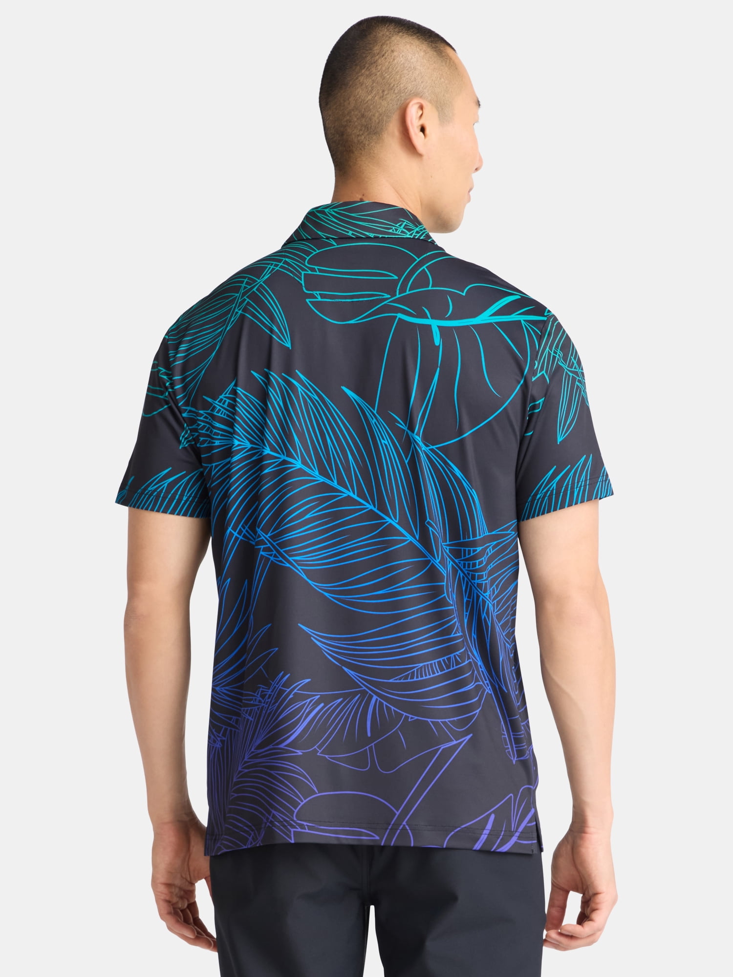 Birdie Bound Men's & Big Men's Novelty Print Golf Polo, Sizes S-5XL