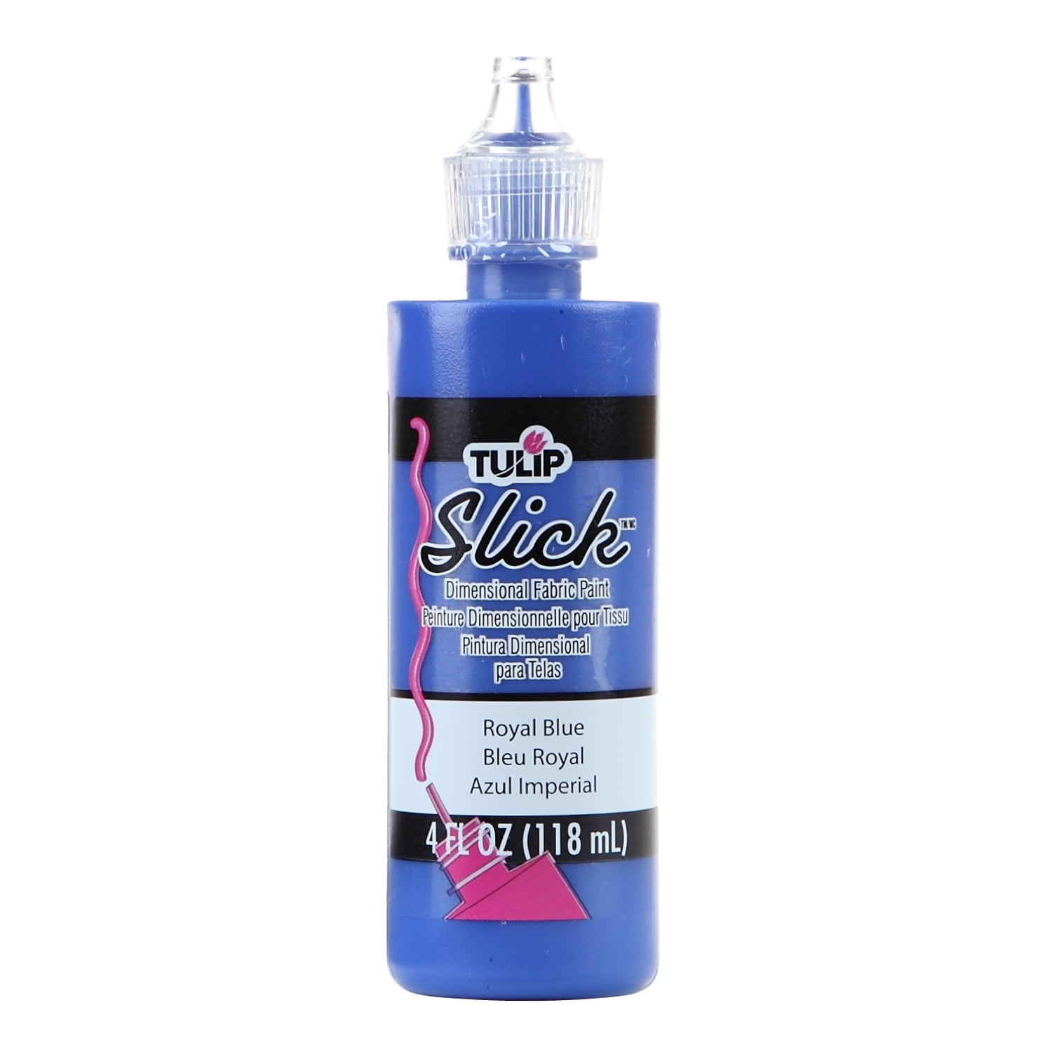 Tulip Dimensional Fabric Paint, Slick, Royal Blue, 4 fl oz