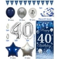 thumbnail image 3 of YANSION Happy 40 Anniversary Party Banners Multicolor, 0.55 lb, 3 of 9