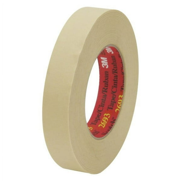 3m Masking Tape,15/16" W,60 yd L,Tan,PK36 2693