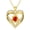 1-Jan., variant on Taioiat Double Love Heart Birthstone Necklace for Women 14K Gold Plated Rose Flower Pendant with 12 Birthstones Birthday Wedding Anniversary Jewelry Gifts for Her