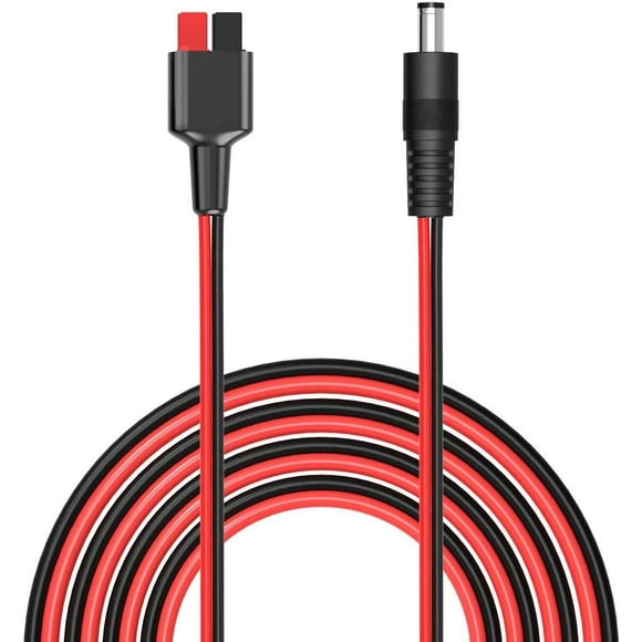 Solar Extension Cable, Solar Extension Cable with DC5525(5.5mm x 2.5mm) to Anderson Power Pole Port 3.3 FT 1M 16AWG Solar Panels Kit Tools, Connector