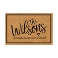 thumbnail image 1 of Coir Door Mats Front Door Mat Outside Entrance Spring Front Door Rug Indoor Entrance Home Non Slip Doormat Indoor Mat for Home Indoor Farmhouse Funny Kitchen Mats Patio, 16x24 Inch The wilsons, 1 of 5