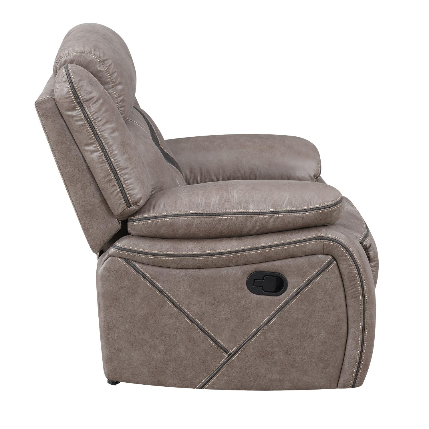 Steve Silver Tyson Glider Recliner, Taupe