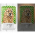 thumbnail image 2 of Buff Cocker Spaniel Lucky Shamrock St. Patricks Day Ceramic Night Light, 2 of 2