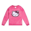 thumbnail image 3 of Hello Kitty Velour Drop Shoulder Sweatshirt and Jogger Pants Outfit Set Toddler to Big Kid, 3 of 5