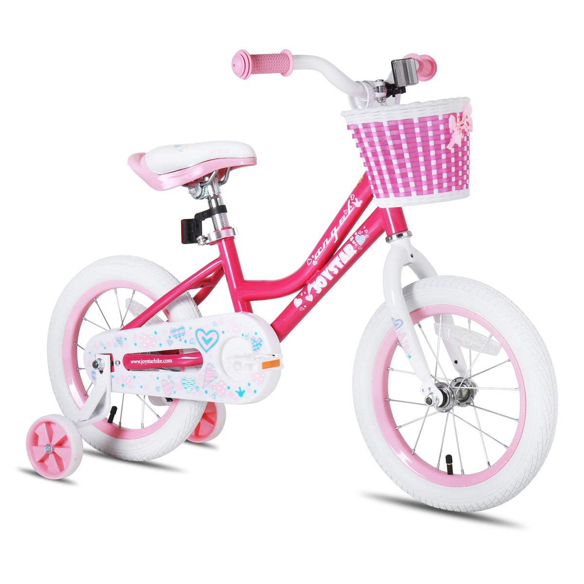 16'' inch Girl’s Kids Children Bike Bicycle Cyclings Pink With Auxiliary Wheel 
