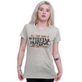 thumbnail image 3 of All I Care About is Whitetail Hunting Womens Slim Fit Graphic Tee Brisco Brands M, 3 of 5