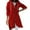Red, variant on Lixiuxyad Womens Long Hooded Sweatshirt Zipper Coat Winter Warm Outwear Multicolor