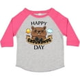 thumbnail image 3 of Inktastic Happy Groundhog Day Cute Boys or Girls Toddler T-Shirt, 3 of 5