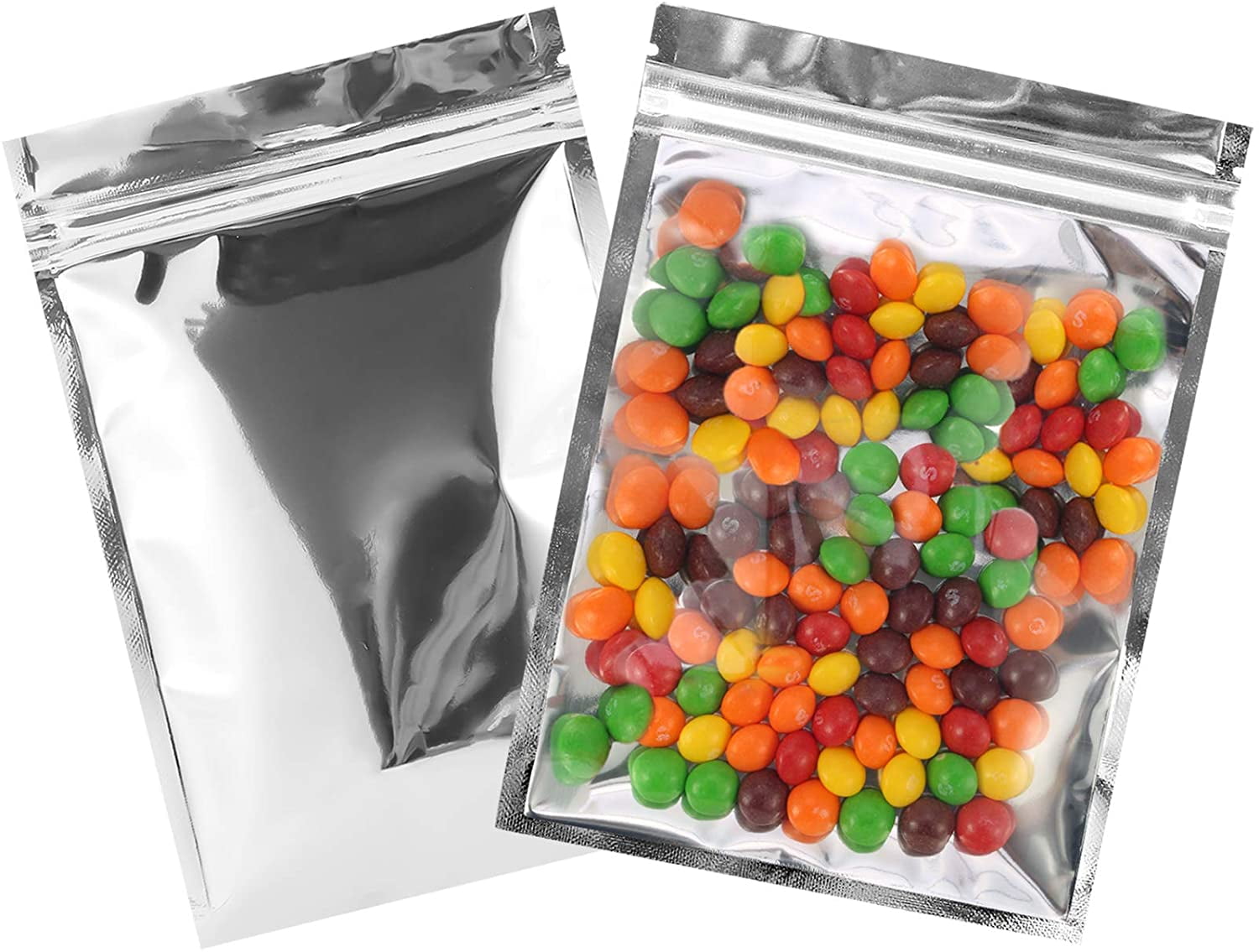 Resealable Mylar Bags 100 Pcs 3 X 4 Inch Smell Proof Ziplock Bag Heat Seal Cute Packaging