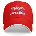 thumbnail image 1 of Make Cuba Great Again hat Cuban Flag Baseball Cap, 1 of 6