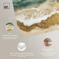 thumbnail image 4 of Glittering Waves of Dawn Canvas Coastal Abstracts by Art Remedy, Gallery Wrapped, 45" x 30", 4 of 7