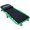 Green, variant on Low Profile Mechanic Creeper Seat, 2 in 1 Garage Gift, 36 Inch Z Creeper Stool with 6 Wheels, 300 lbs Capacity Heavy Duty Steel Frame for Car Repair, Grey+Black