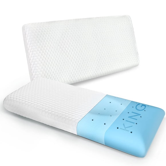 inight Memory Foam Pillows King Size Set of 2, King Size Pillows 2 Pack, King Pillows for Side Sleepers & Back Sleepers, Oeko-tex & CertiPUR-US-King