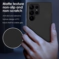 thumbnail image 5 of Case Shockproof Bumper Protective Cover Hybrid Design [Hard PC] Back + Flexible TPU Frame Enhanced Corners Slim Fit Skin for Samsung Galaxy S23 Ultra 5G 2023 6.8 Inch Black, 5 of 14