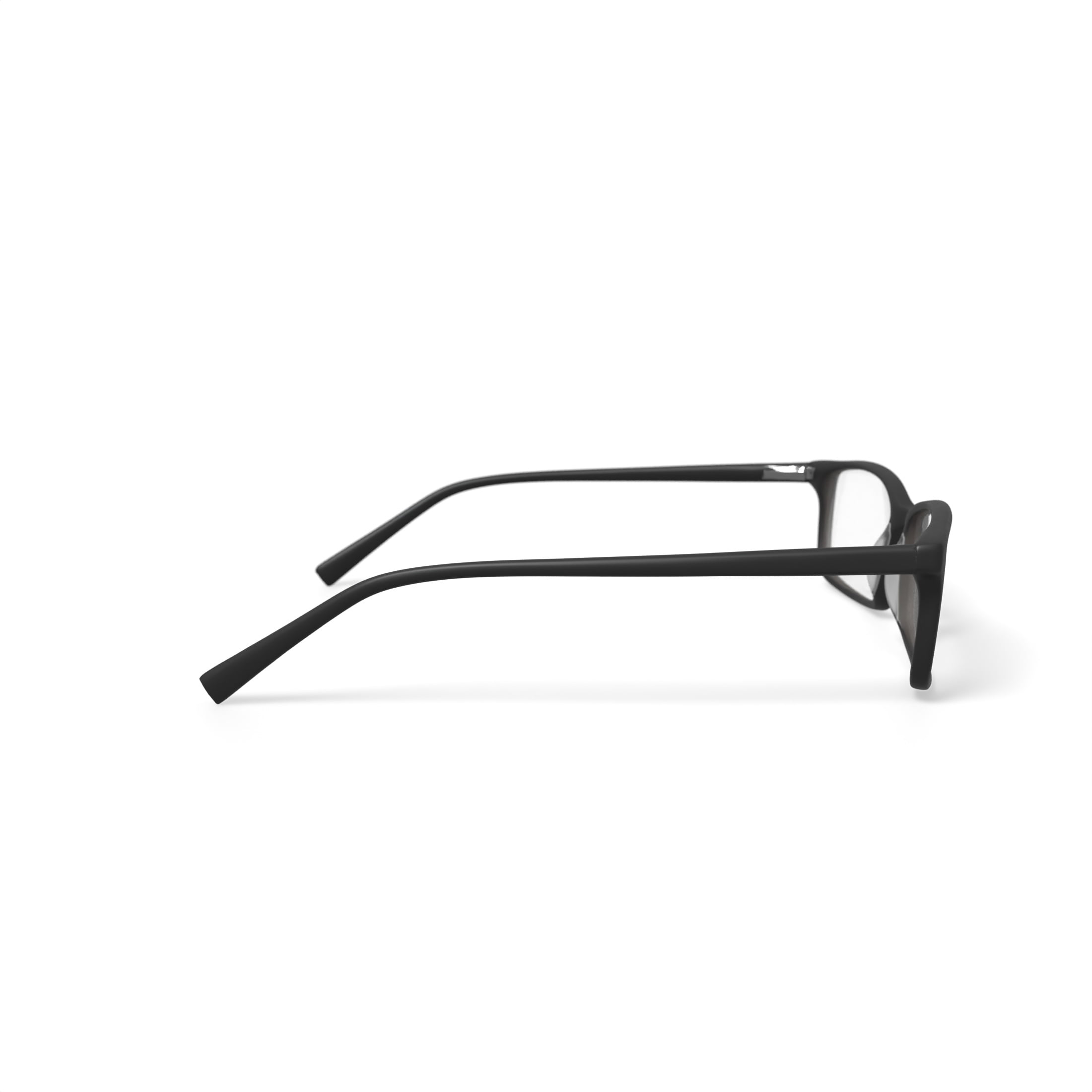 Walmart Men's DNA4002 Rectangular Prescription Eyeglasses with Case, Black