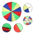 thumbnail image 4 of Juegos de Aire Libre Juguete de paracaídas de paraguas de arco iris al aire libre de desarrollo deportivo para niños de 2 m, 4 of 8