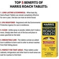 Harris Roach Tablets, Boric Acid Roach Killer with Lure 6oz, 145