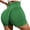 #19Green, variant on Womens High Waisted Butt Lifting Athletic Shorts Seamless Ruched Back Smoothing Exercise Short Legging for Women